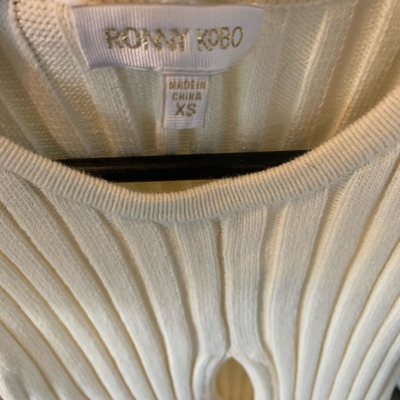 RONNY KOBO Nakia Crossover Cutout Tunic - Picture 4 of 5